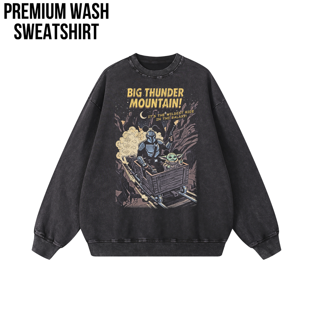 Mandalorian Big Thunder Mountain Shirt – Star Wars Disney Ride Tee, Grogu Mandalorian Shirt