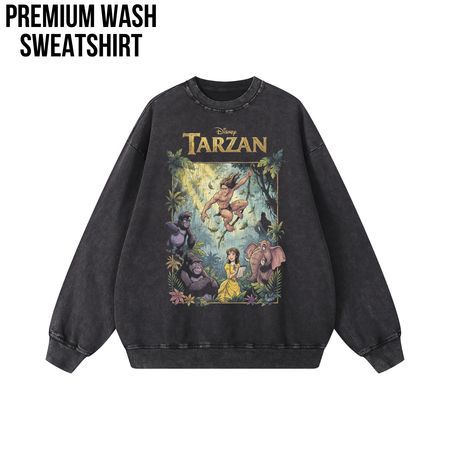 Disney Tarzan Shirt – Tarzan and Jane Graphic Tee, Disney Vintage Shirt