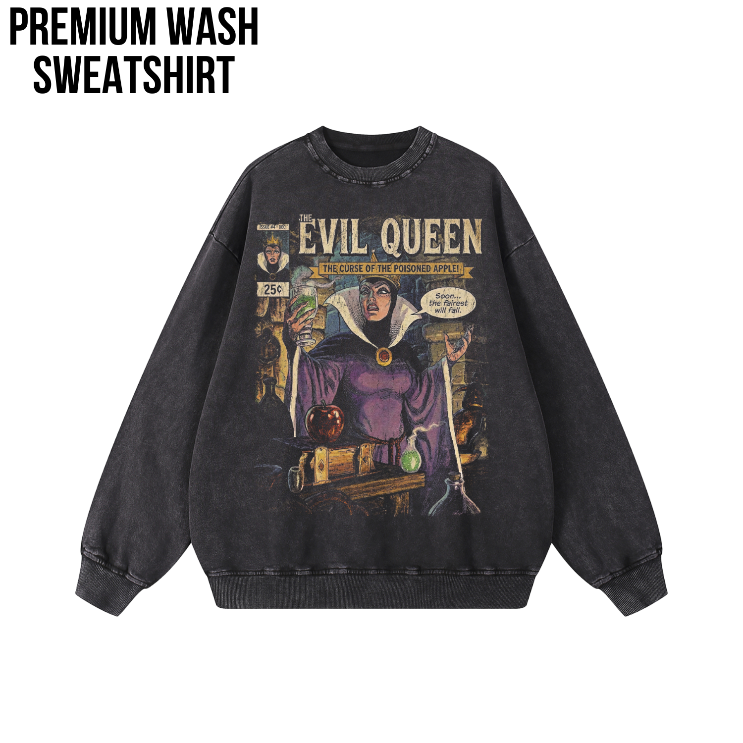 Evil Queen Snow White Poisoned Apple Shirt - Vintage Disney Villains Tee