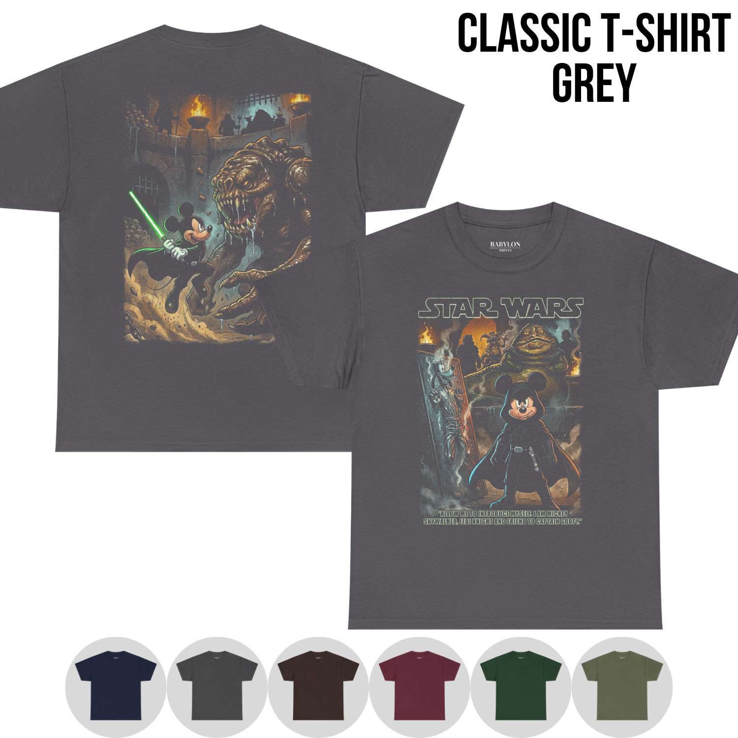 Star Wars Mickey Return of the Jedi Shirt – Disney Star Wars Crossover Tee