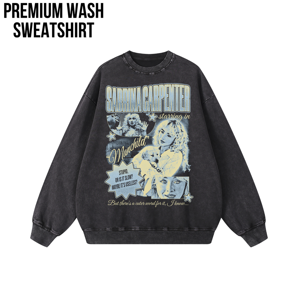 Sabrina Carpenter “Manchild” Vintage Graphic Shirt | Man's Best Friend Album