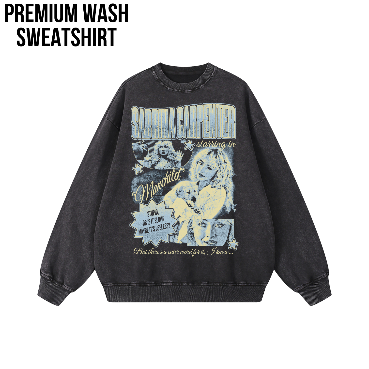 Sabrina Carpenter “Manchild” Vintage Graphic Shirt | Man's Best Friend Album