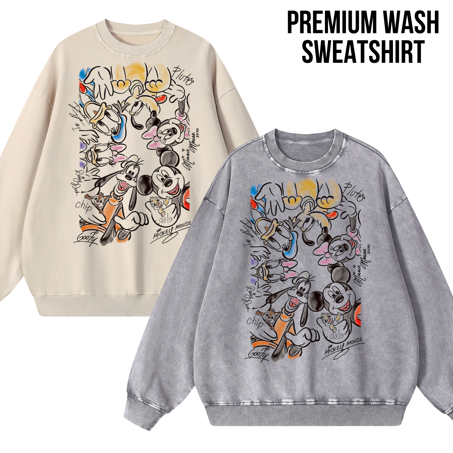 Retro Disney Characters Shirt – Mickey Minnie Friends Shirt
