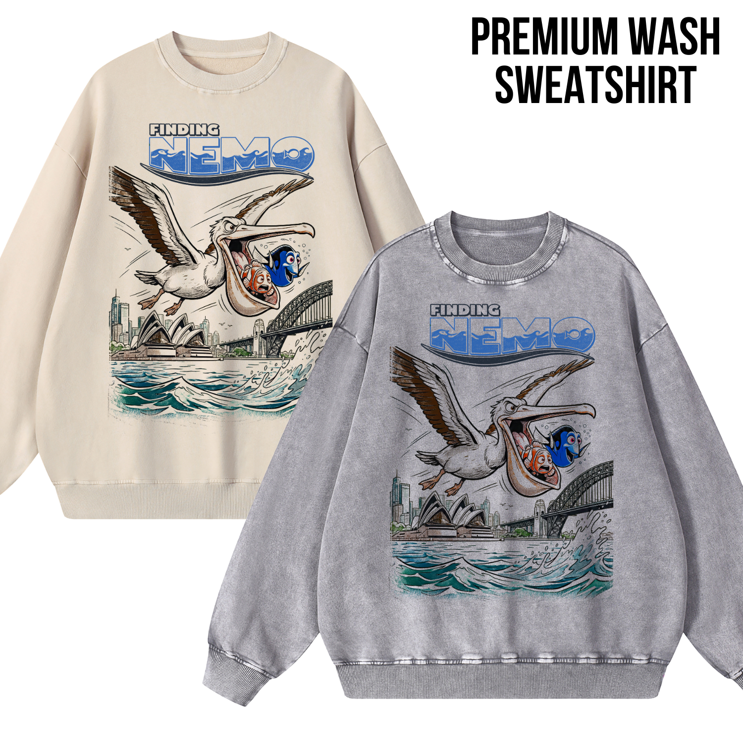 Finding Nemo Shirt – Vintage Marlin & Dory Sydney Rescue Tee