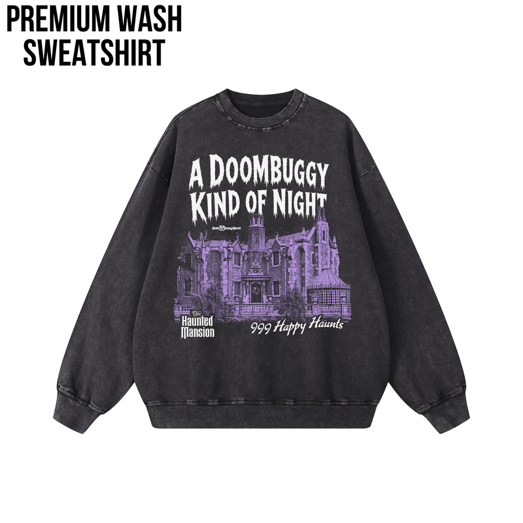 Haunted Mansion Shirt – A Doombuggy Kind of Night Haunted Mansion Tee, 999 Happy Haunts Graphic Shirt, Disney Haunted Mansion Fan Gift, Walt Disney World Halloween Shirt