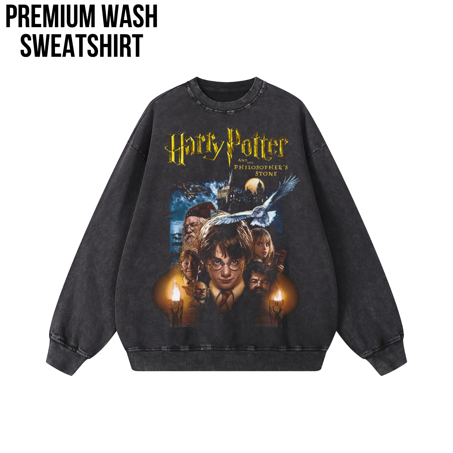 Harry Potter Philosopher’s Stone Shirt – Vintage Hogwarts Graphic Tee