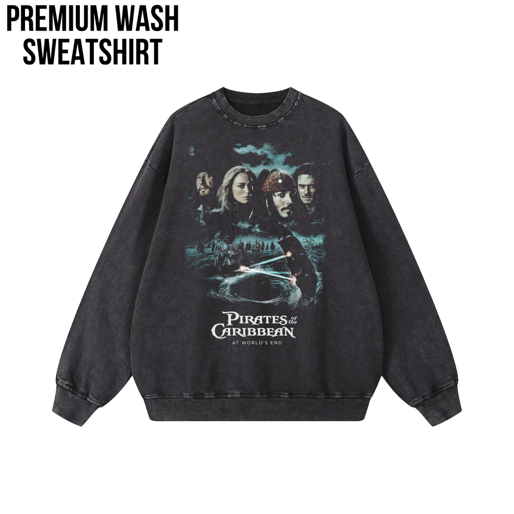 Pirates of the Caribbean At World's End Shirt – Pirates At World's End Cast Poster Tee, Jack Sparrow Will Turner Elizabeth Swann Fan Gift, Disney Pirates Graphic Shirt