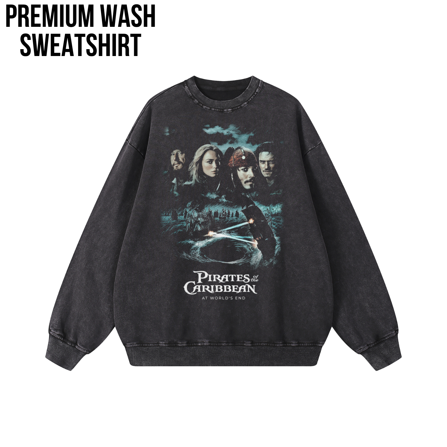 Pirates of the Caribbean At World's End Shirt – Pirates At World's End Cast Poster Tee, Jack Sparrow Will Turner Elizabeth Swann Fan Gift, Disney Pirates Graphic Shirt