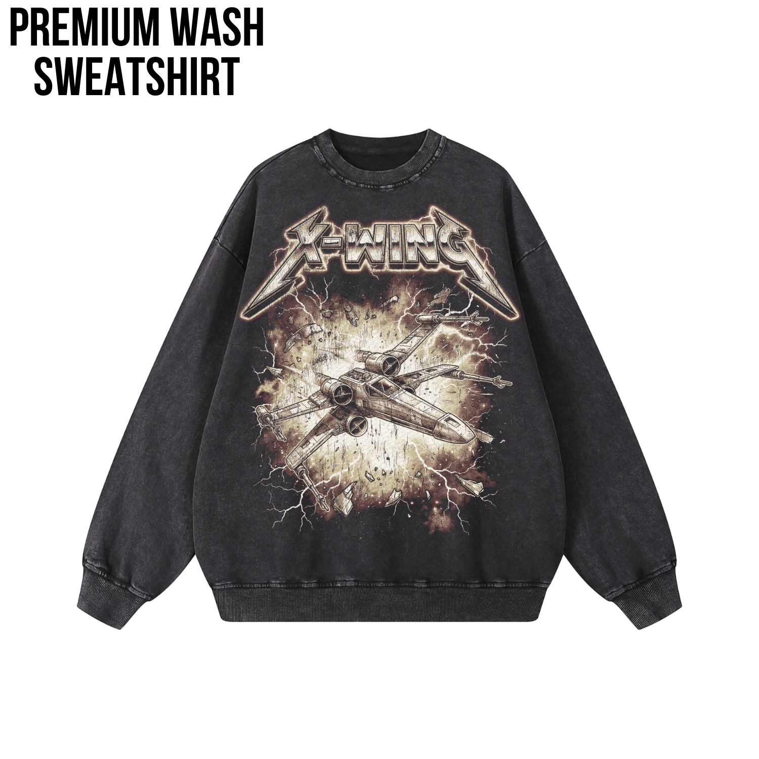 X-Wing Starfighter Shirt – Retro Star Wars Heavy Metal Tee