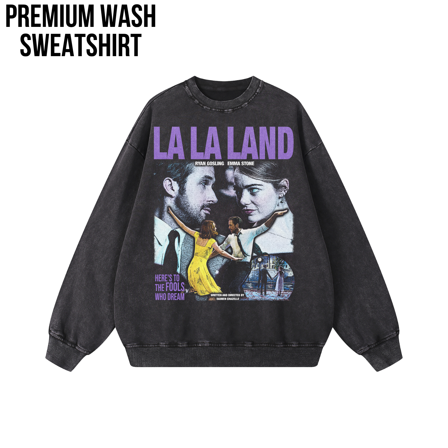 Retro La La Land Shirt - Ryan Gosling Emma Stone Movie Shirt