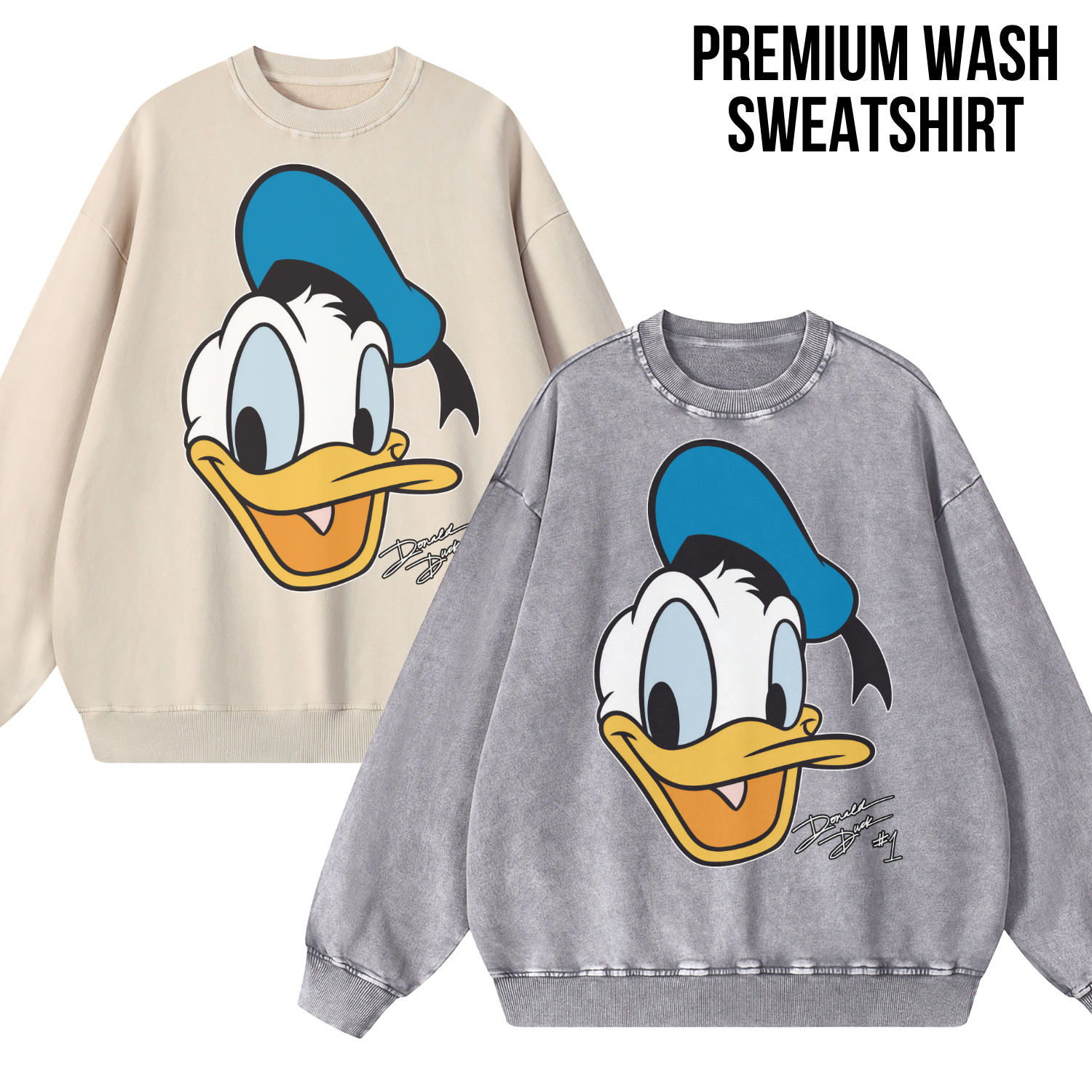 Retro Donald Duck Shirt - Disney Donald Duck Signature Tee