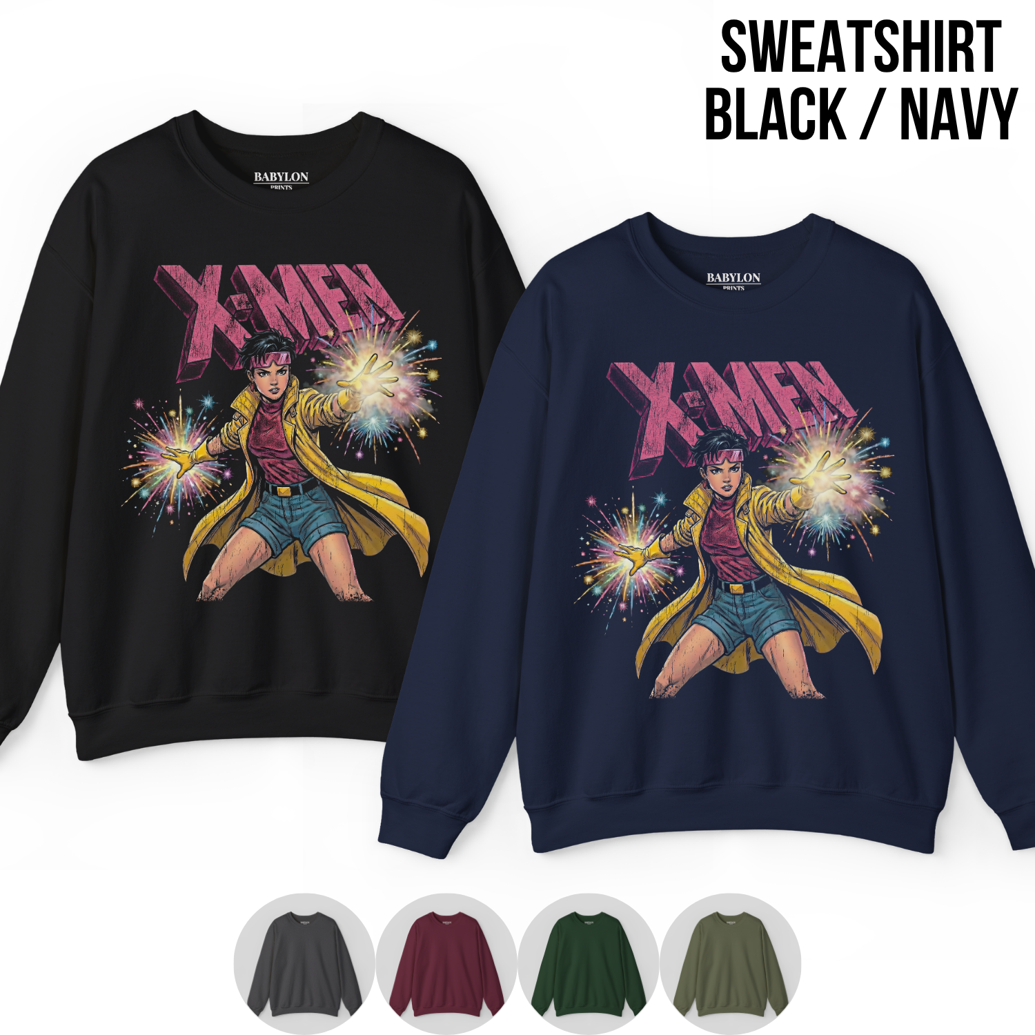 Jubilee X-Men Shirt – X-Men Jubilee Comic Graphic Tee, Jubilee Marvel Fan Gift, X-Men Animated Shirt, Marvel Mutant Graphic Tee