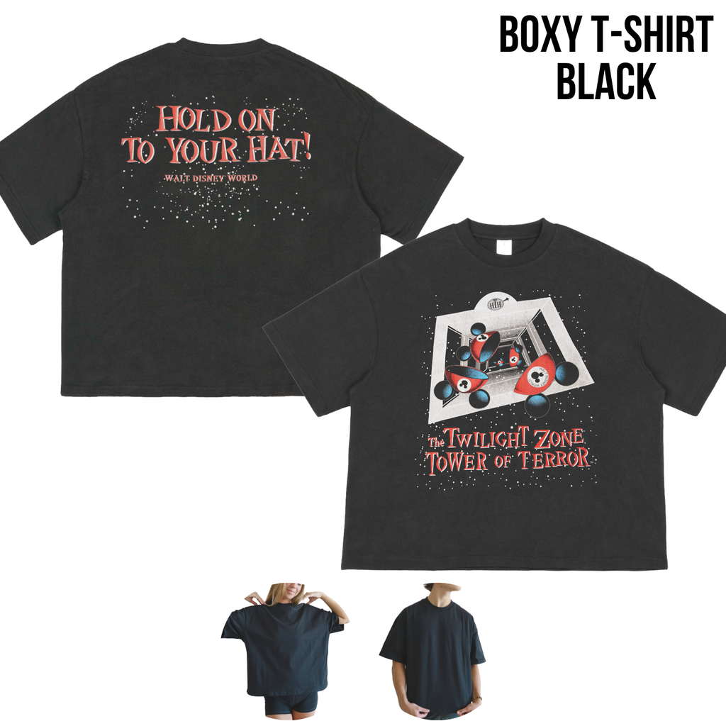 Vintage Tower of Terror Shirt – Twilight Zone Disney Ride Tee, Front Back Print Tee