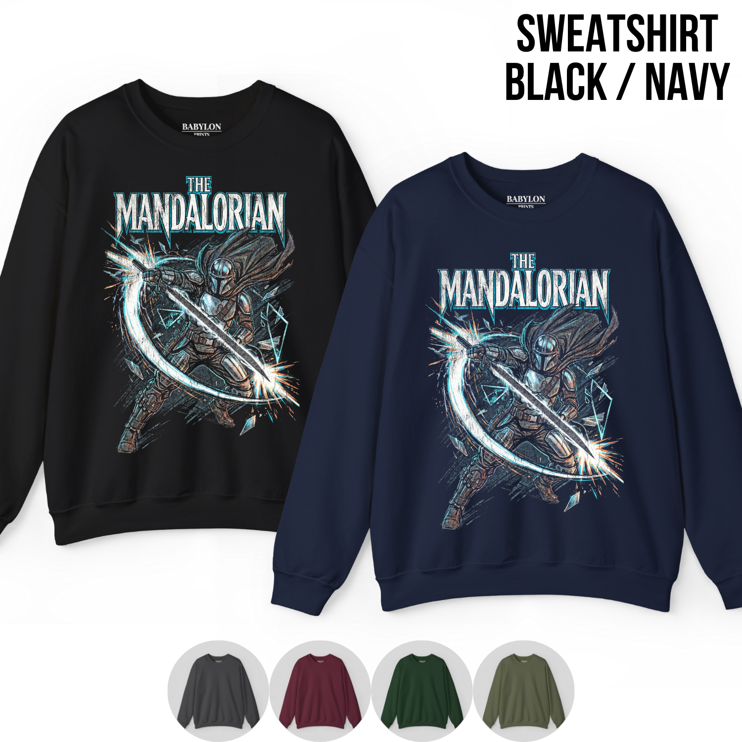 The Mandalorian Darksaber Shirt — Din Djarin Star Wars Tee