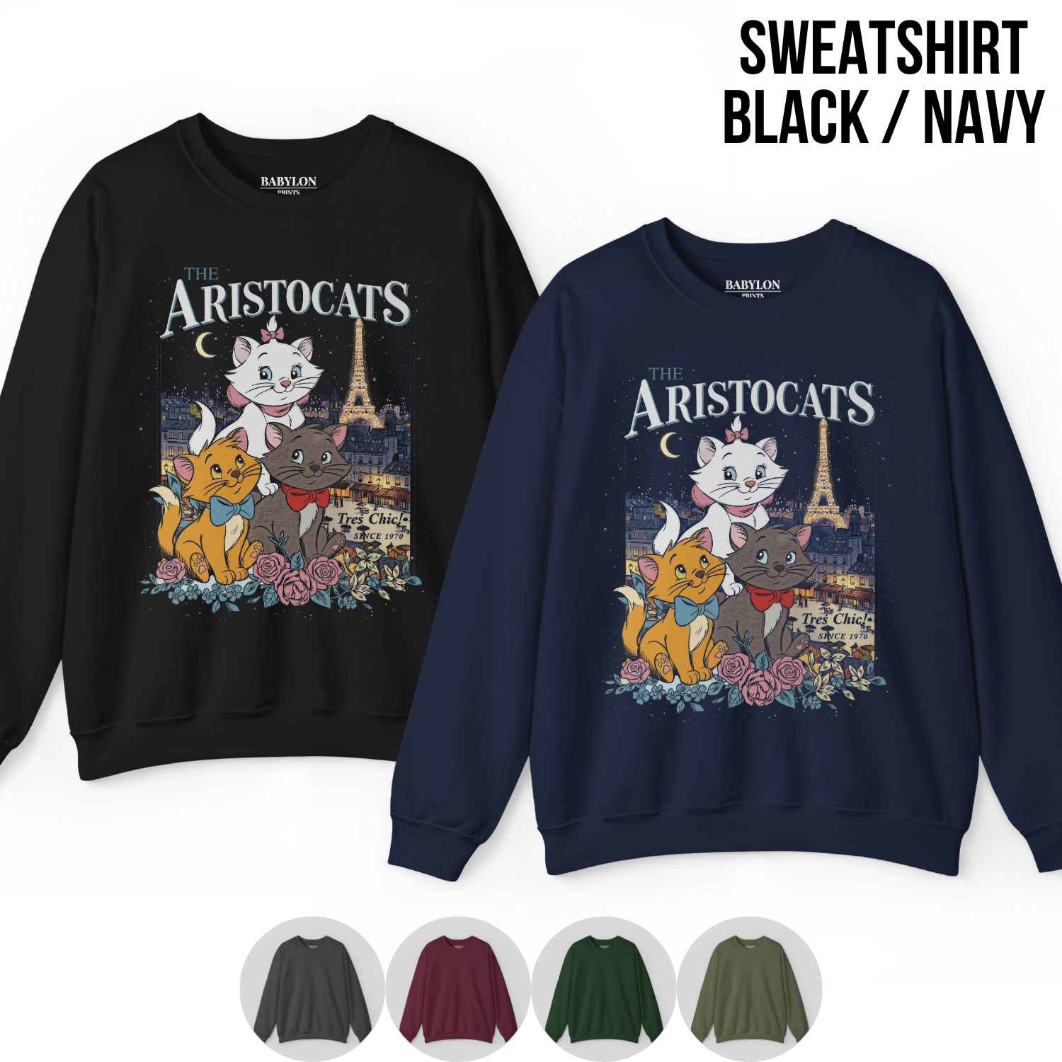 Disney Aristocats Shirt - Marie Toulouse Berlioz Graphic