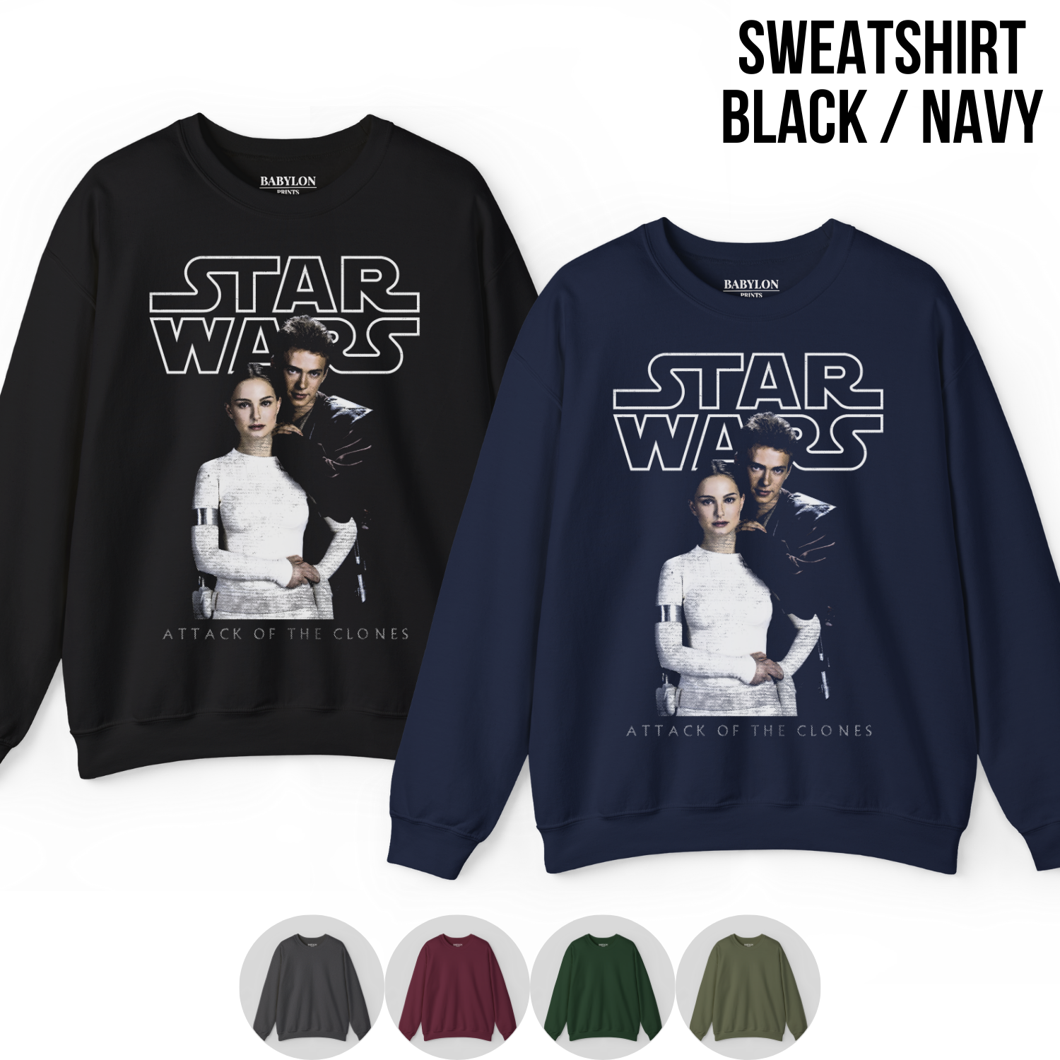 Star Wars Attack of the Clones Shirt - Anakin Padmé Tee