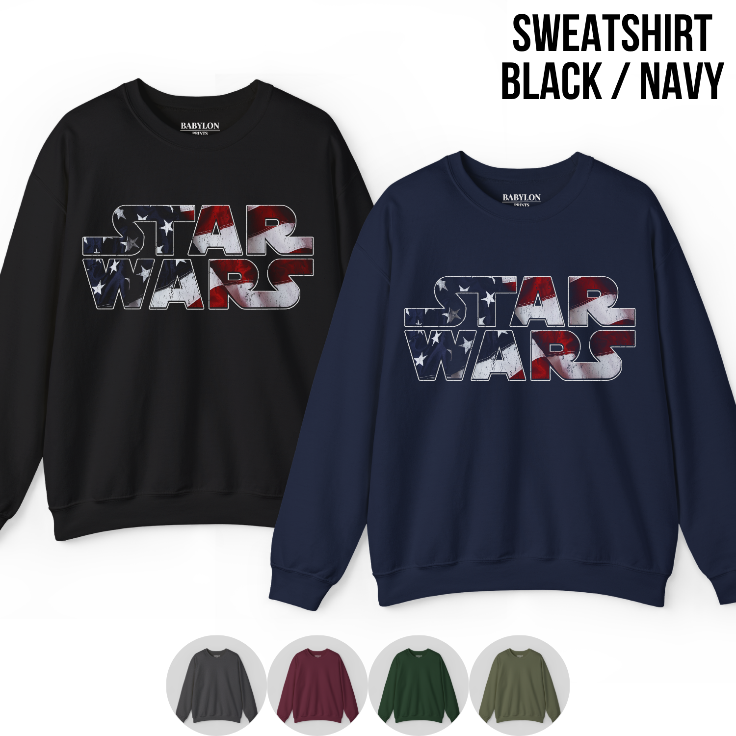 Star Wars Shirt – American Flag Logo Graphic Tee, Star Wars Fan Gift, 4th of July Star Wars Shirt, Galaxy's Edge Disney Shirt