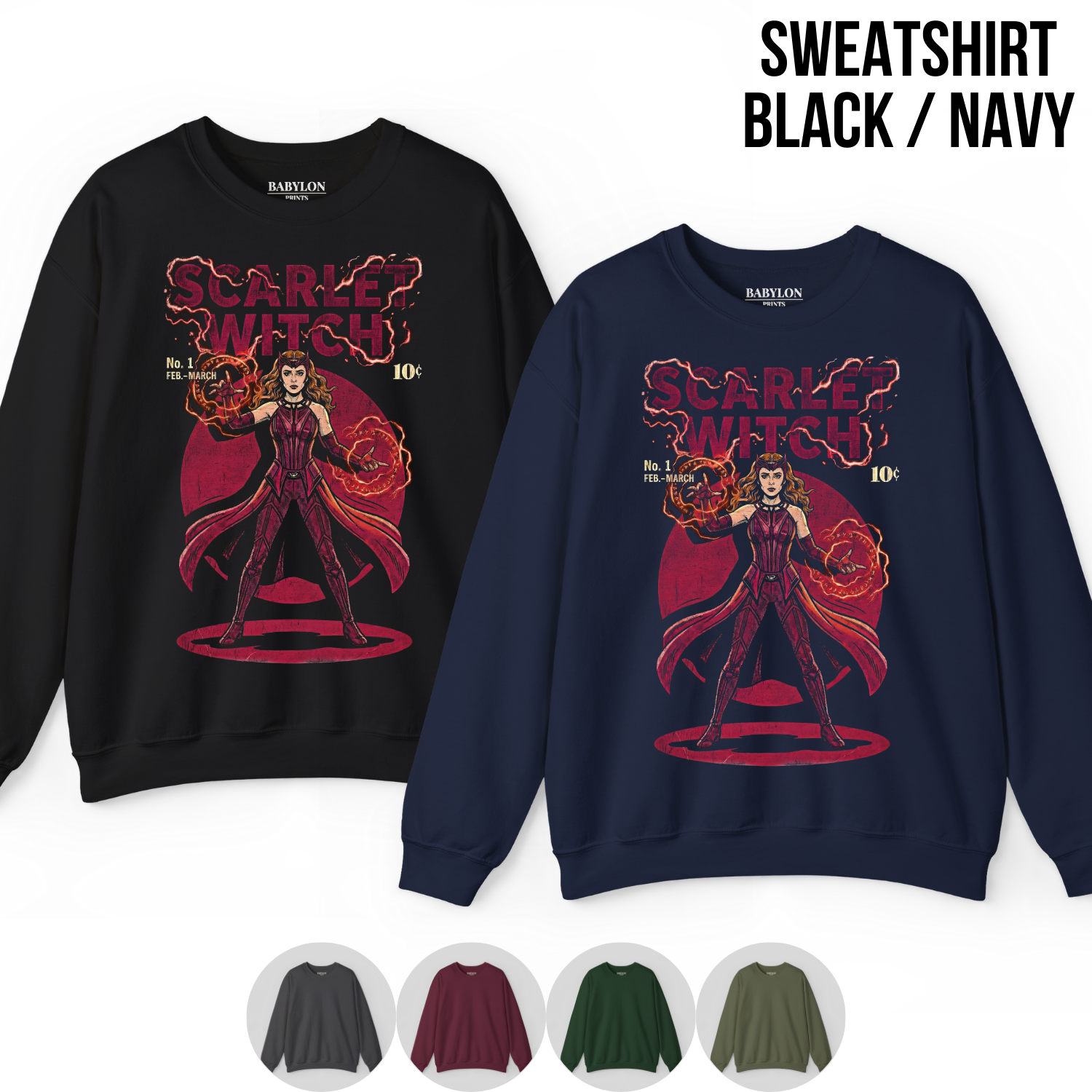 Scarlet Witch Vintage Comic Shirt: Wanda Maximoff Marvel Tee