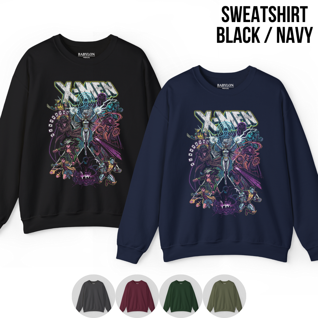 90's X-Men Vintage Team Shirt - Retro Mutant Marvel Graphic Tee