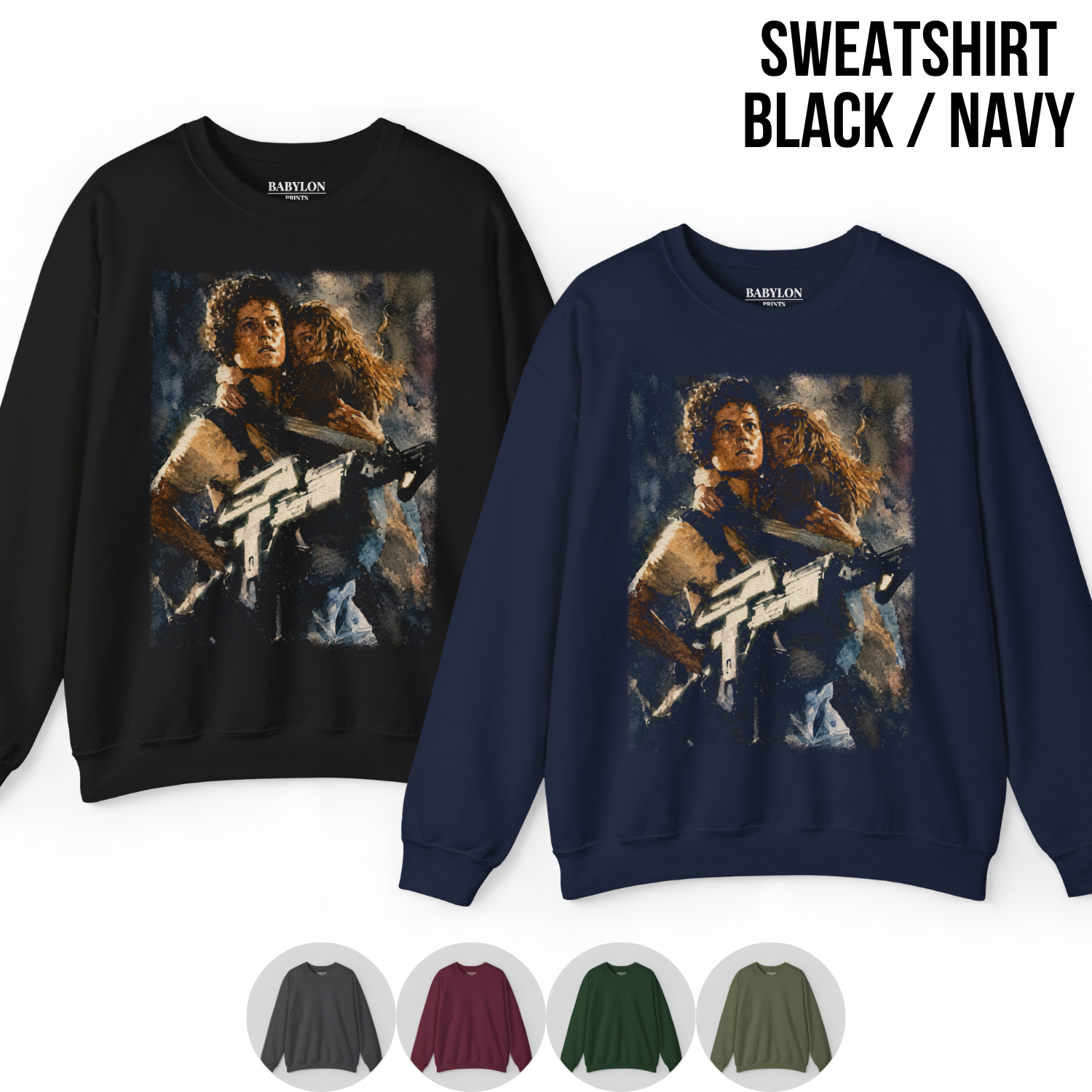 Aliens Ripley Shirt – Ellen Ripley and Newt Graphic Tee, Aliens Movie Vintage Shirt