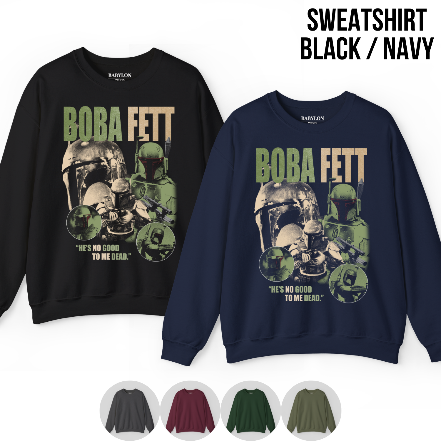 Boba Fett Shirt – Star Wars Vintage Bounty Hunter Shirt