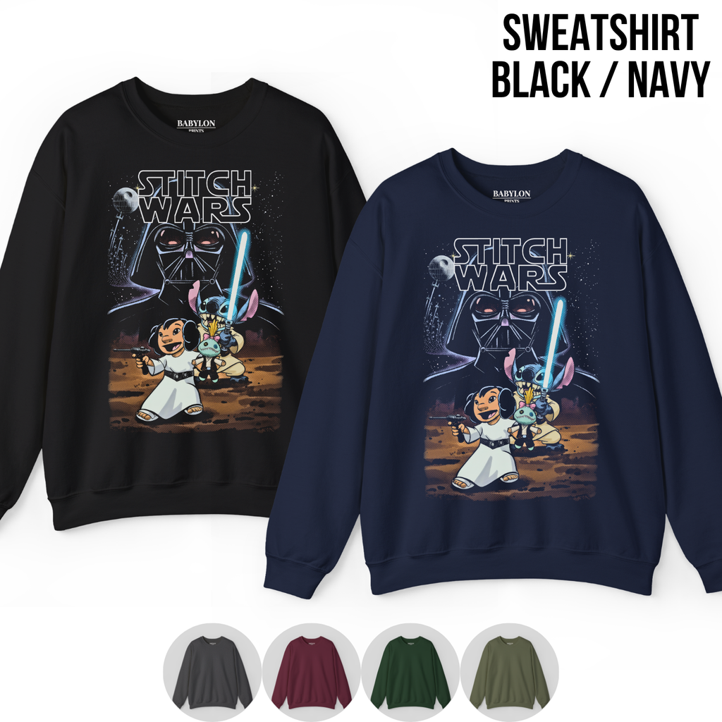 Disney Stitch Wars Shirt – Lilo and Stitch Star Wars Tee