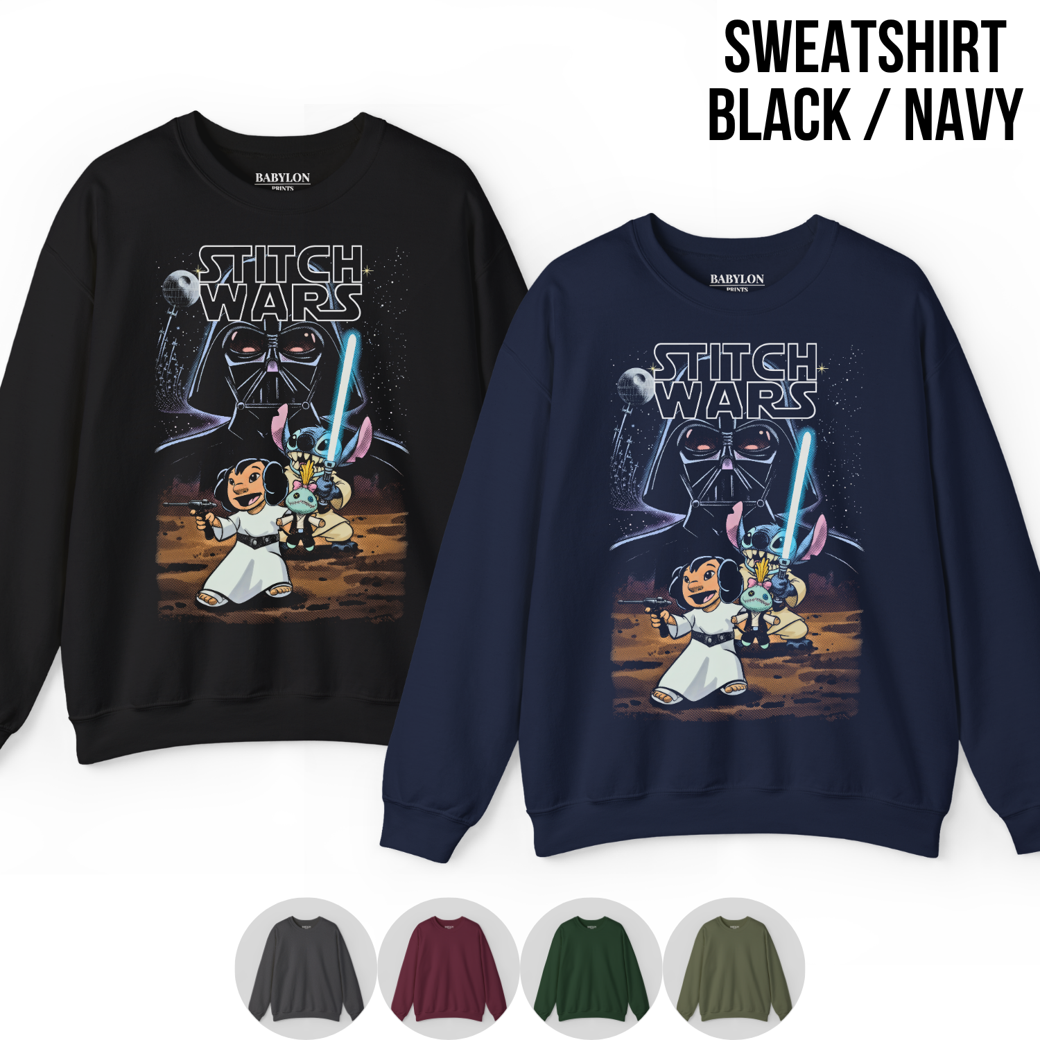 Disney Stitch Wars Shirt – Lilo and Stitch Star Wars Tee