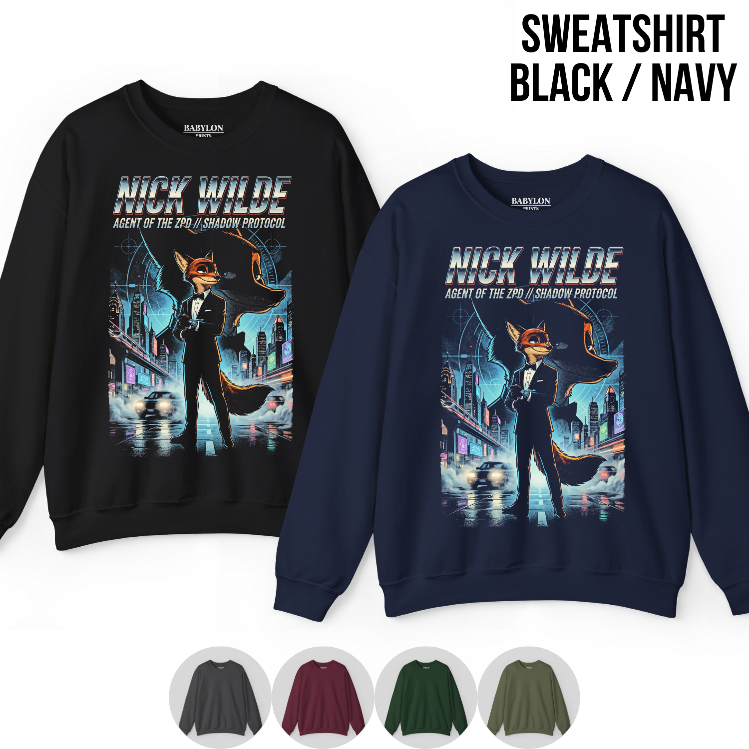 Nick Wilde Zootopia Shirt: Disneyworld Sweatshirt & Hoodie