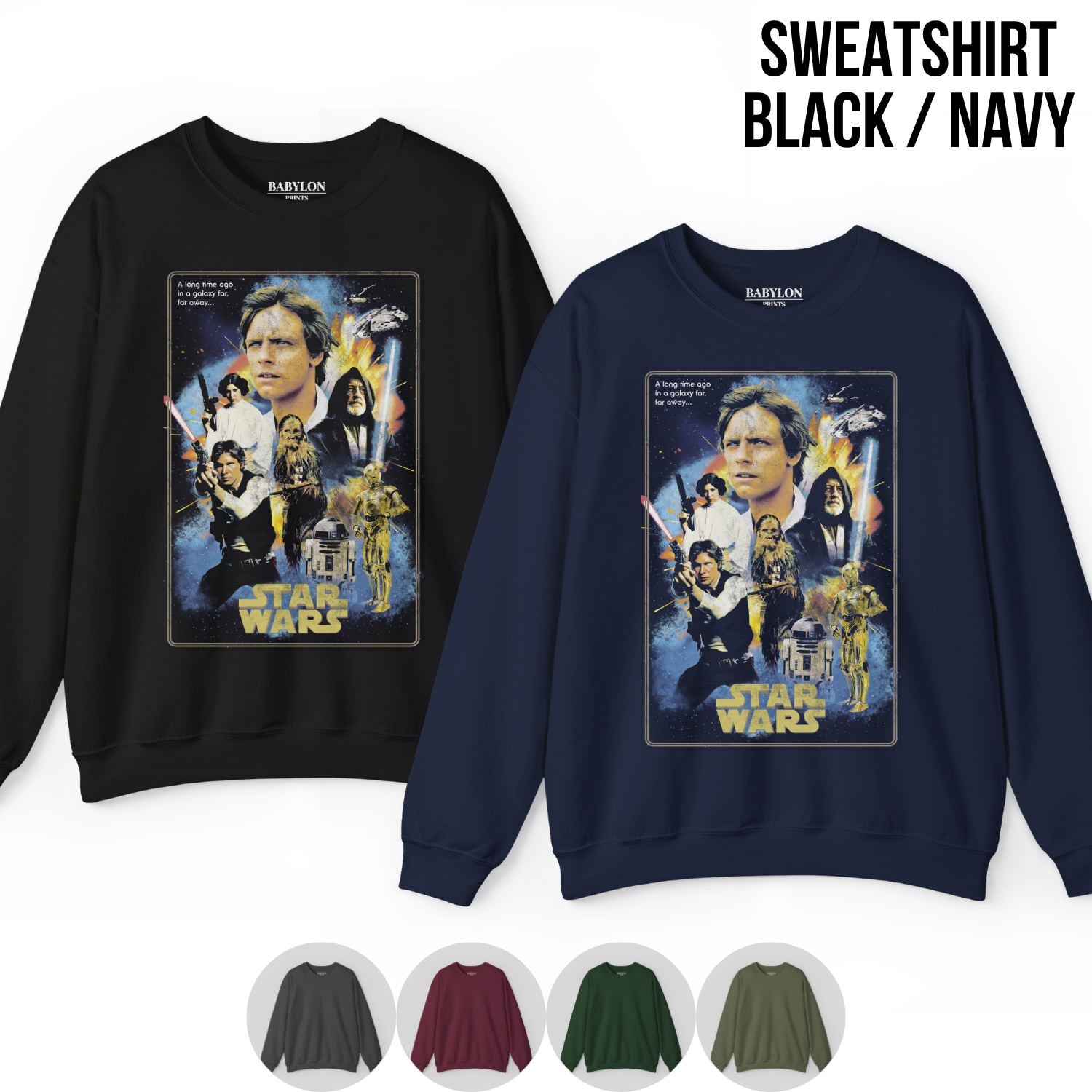 Vintage Star Wars Shirt - A New Hope Movie Poster Tee 1977