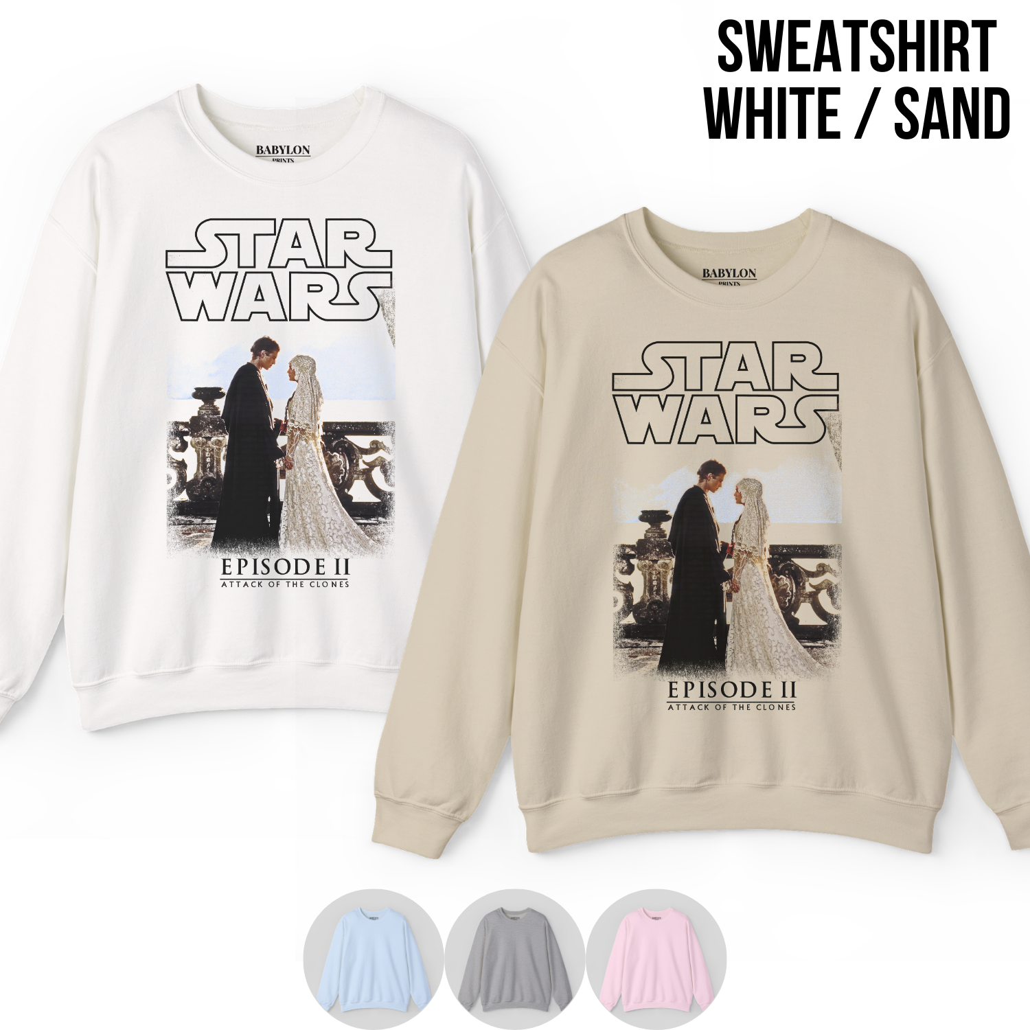 Star Wars Attack of the Clones Shirt - Anakin Padmé Wedding Tee