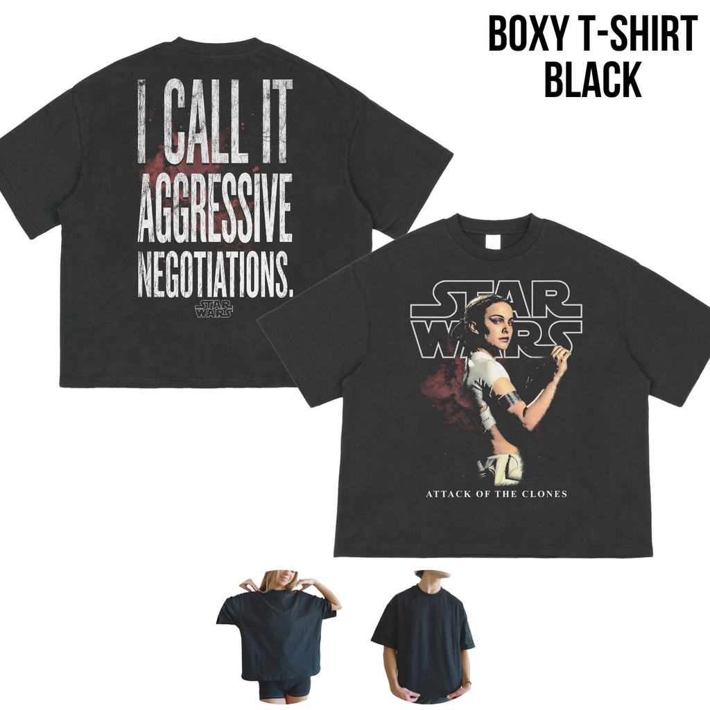 Star Wars Padme Amidala Shirt – I Call It Aggressive Negotiations Tee