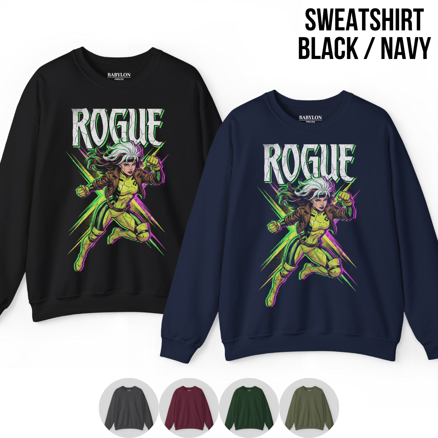 Rogue X-Men Vintage Style Shirt - Retro Comic Graphic Tee