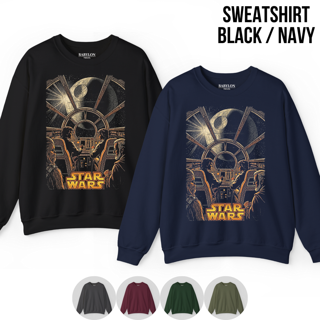 Star Wars Millennium Falcon Shirt: Vintage Comic Style Tee