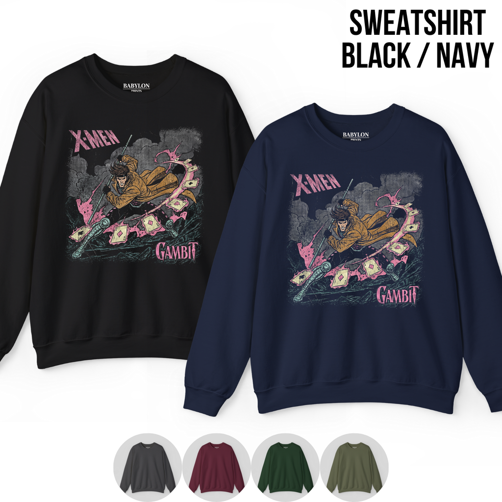 Gambit X-Men Shirt - Vintage Marvel Mutant Tee
