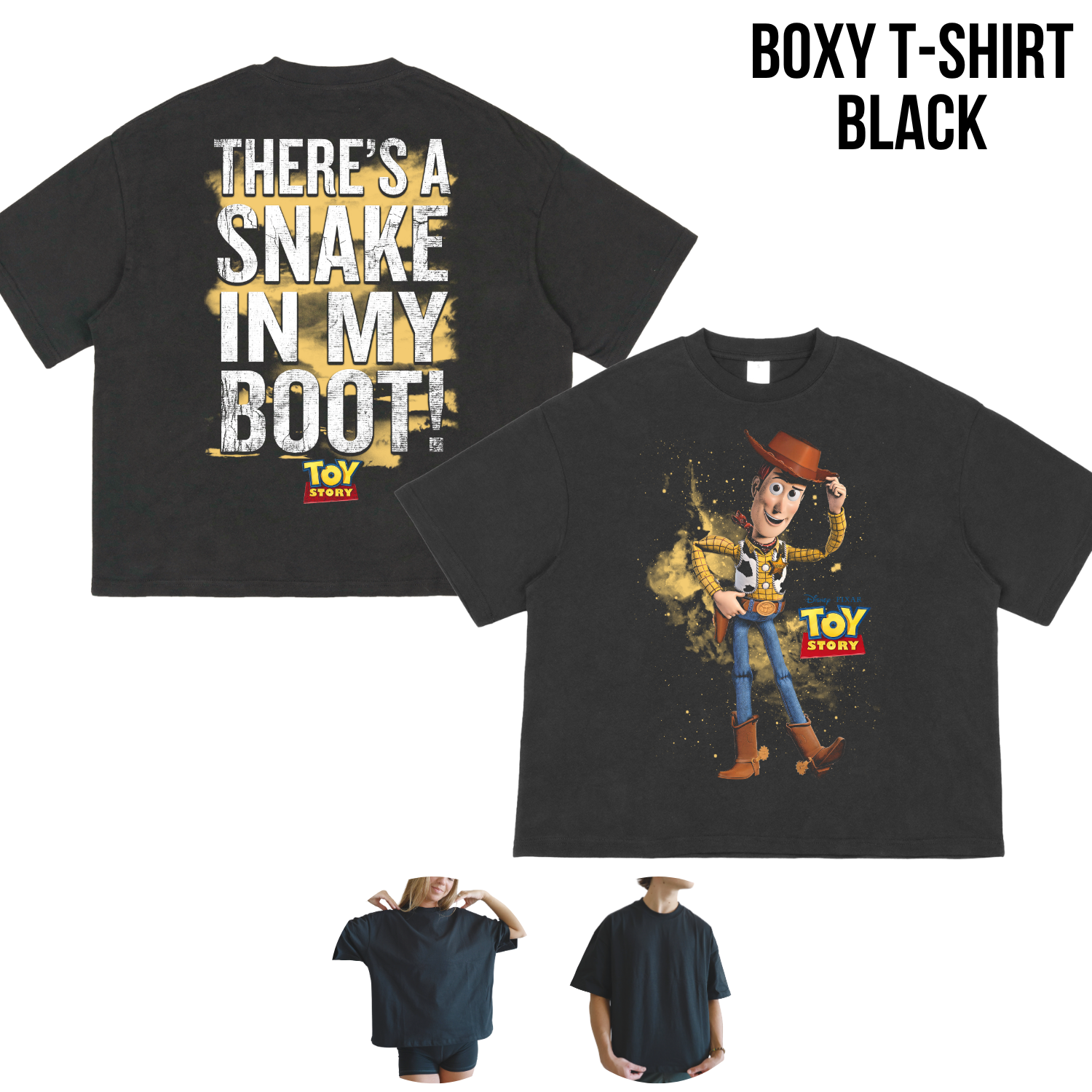 Toy Story Woody Shirt – There’s a Snake in My Boot Tee