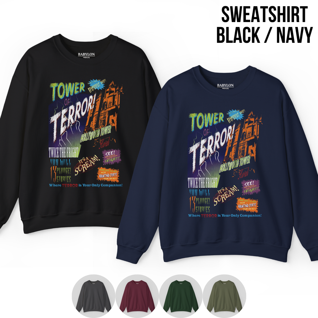 Vintage Tower of Terror Shirt – Retro Disney Ride Tee, Hollywood Studios Shirt