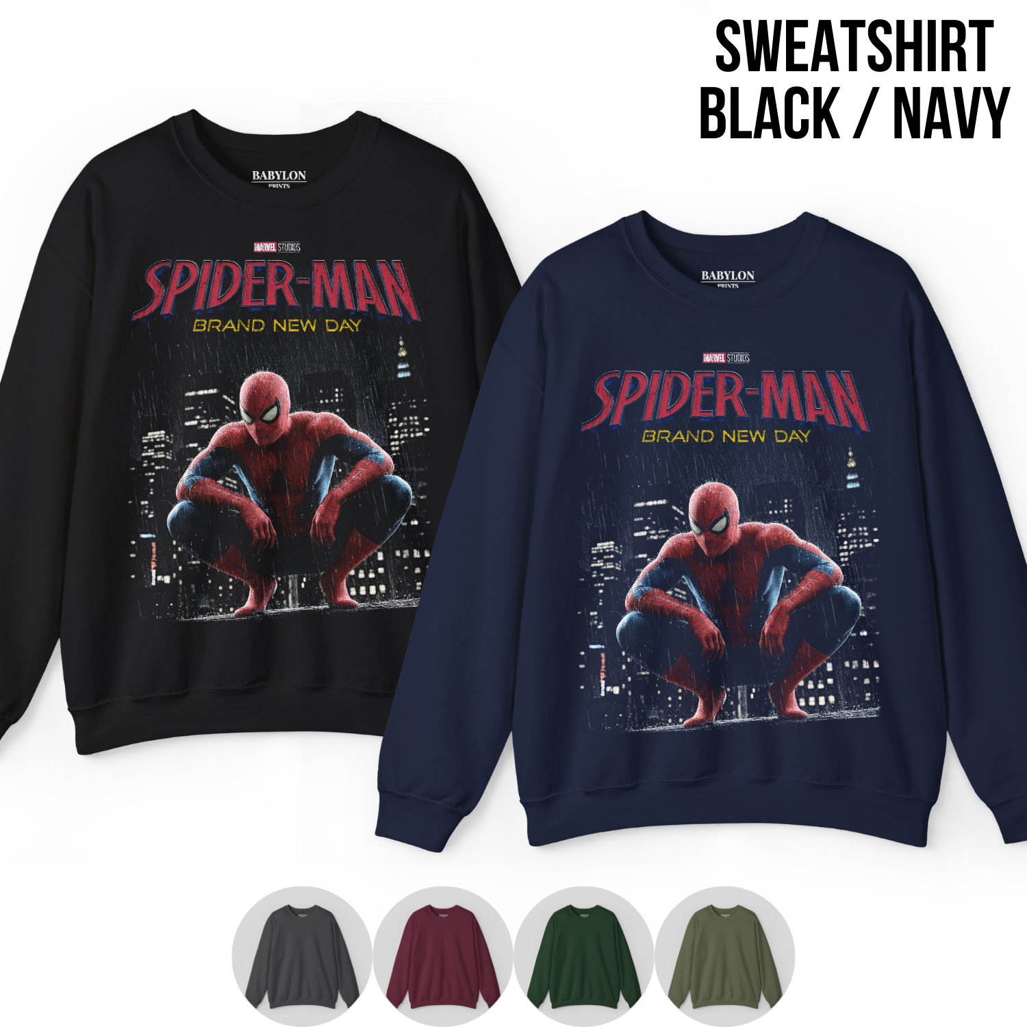 Spider-Man Brand New Day Shirt: Marvel Tom Holland Spider Man Movie Tee