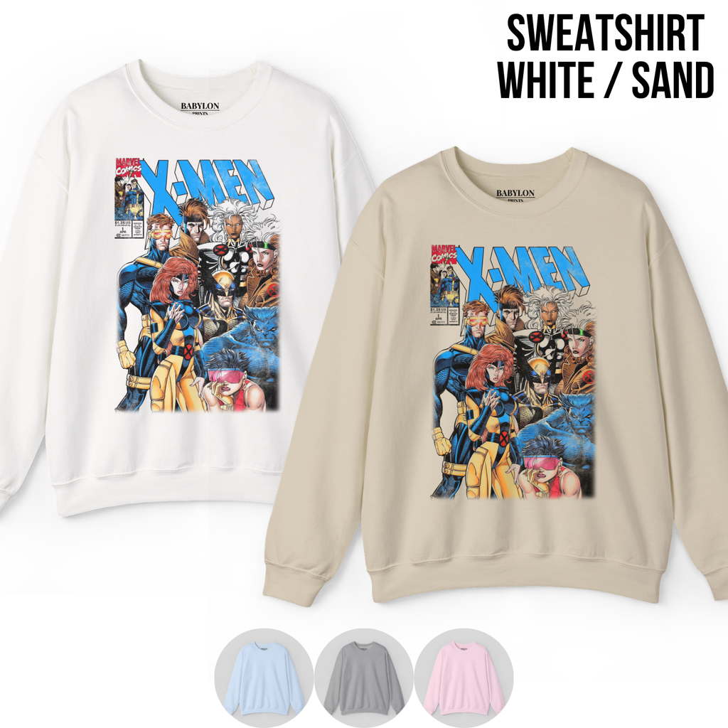 X-Men Shirt – Marvel Comics X-Men #1 Comic Cover Graphic Tee, X-Men Fan Gift, Cyclops Wolverine Storm Gambit Rogue Marvel Shirt, 90s Comic Book Tee