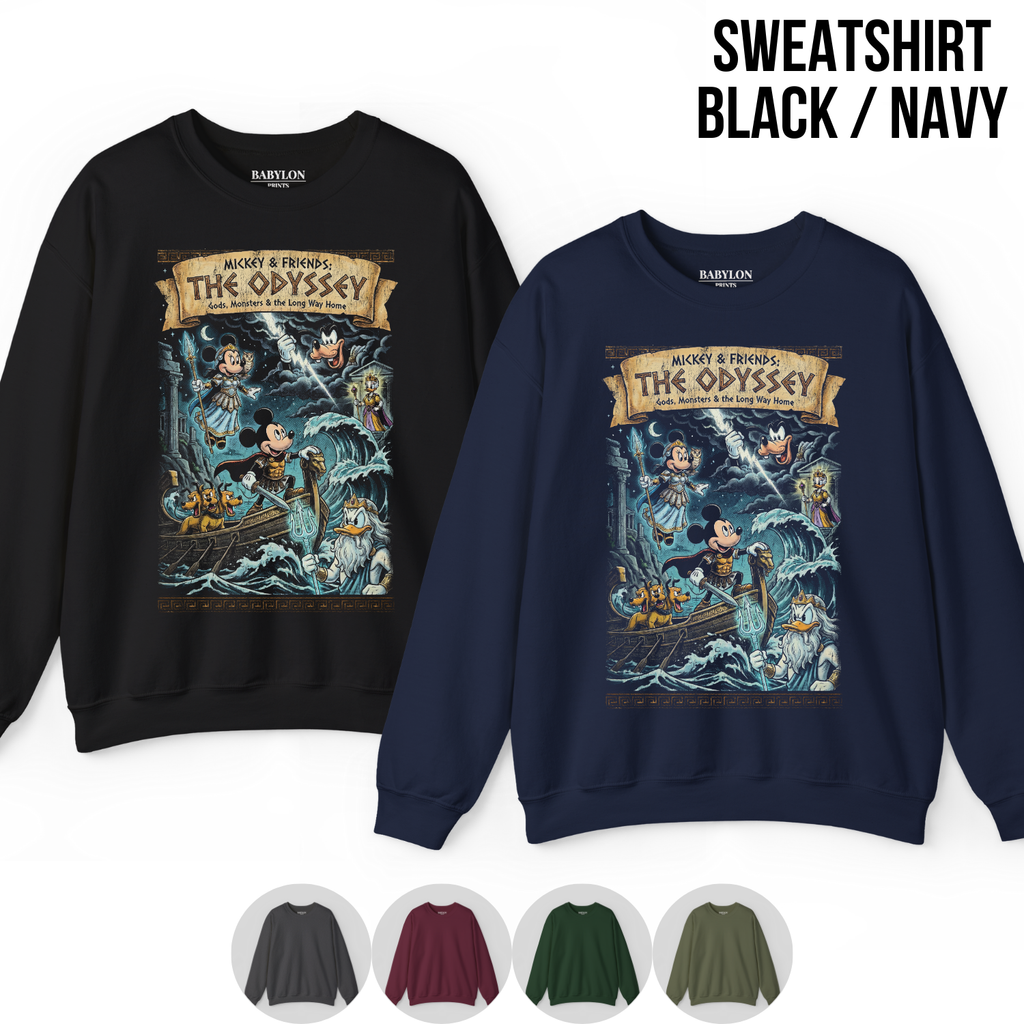 Mickey & Friends: The Odyssey Shirt – Greek Mythology Disney Tee