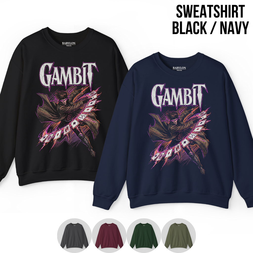 Gambit X-Men Shirt — Vintage Marvel Mutant Tee