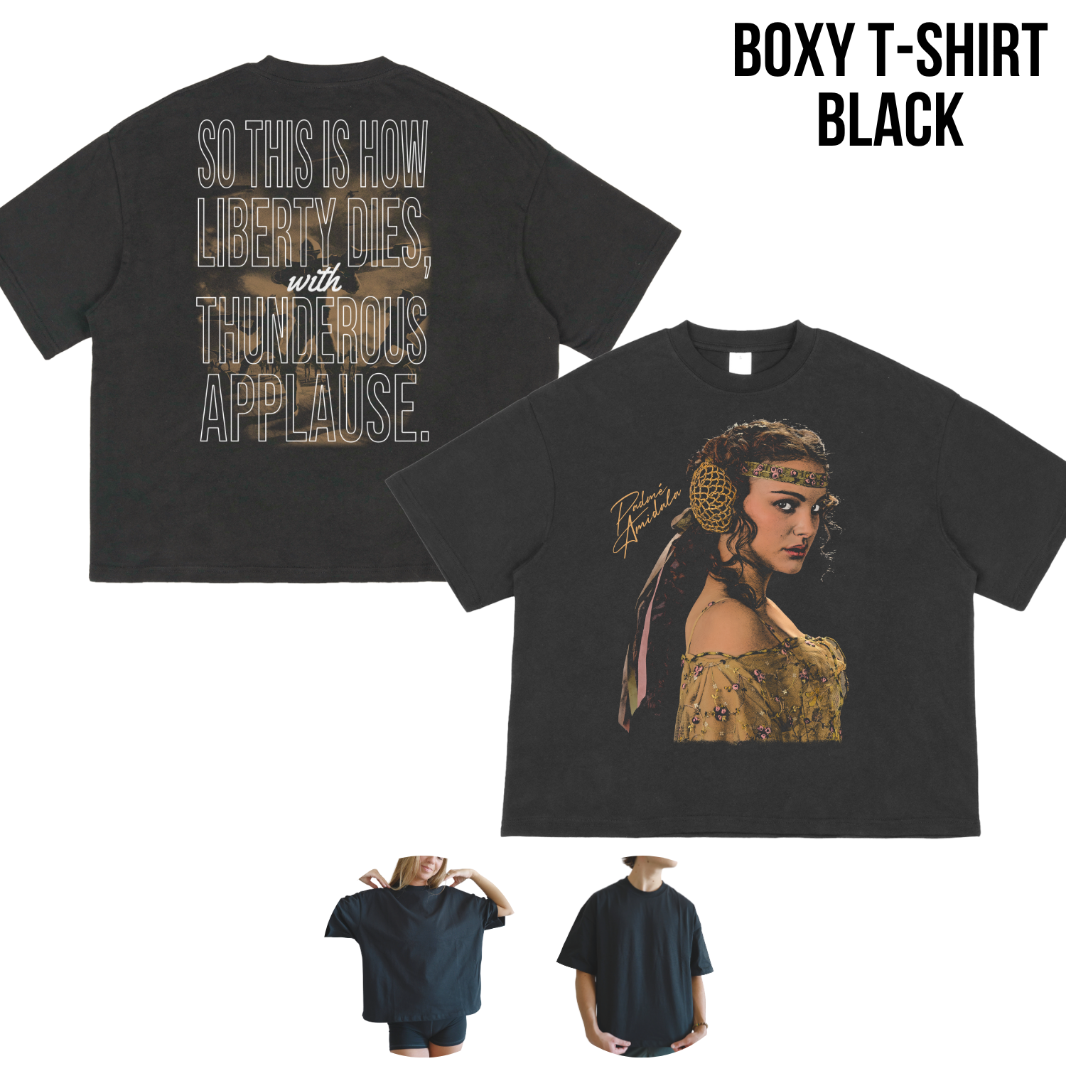 Star Wars Padme Amidala Shirt – So This Is How Liberty Dies Tee,