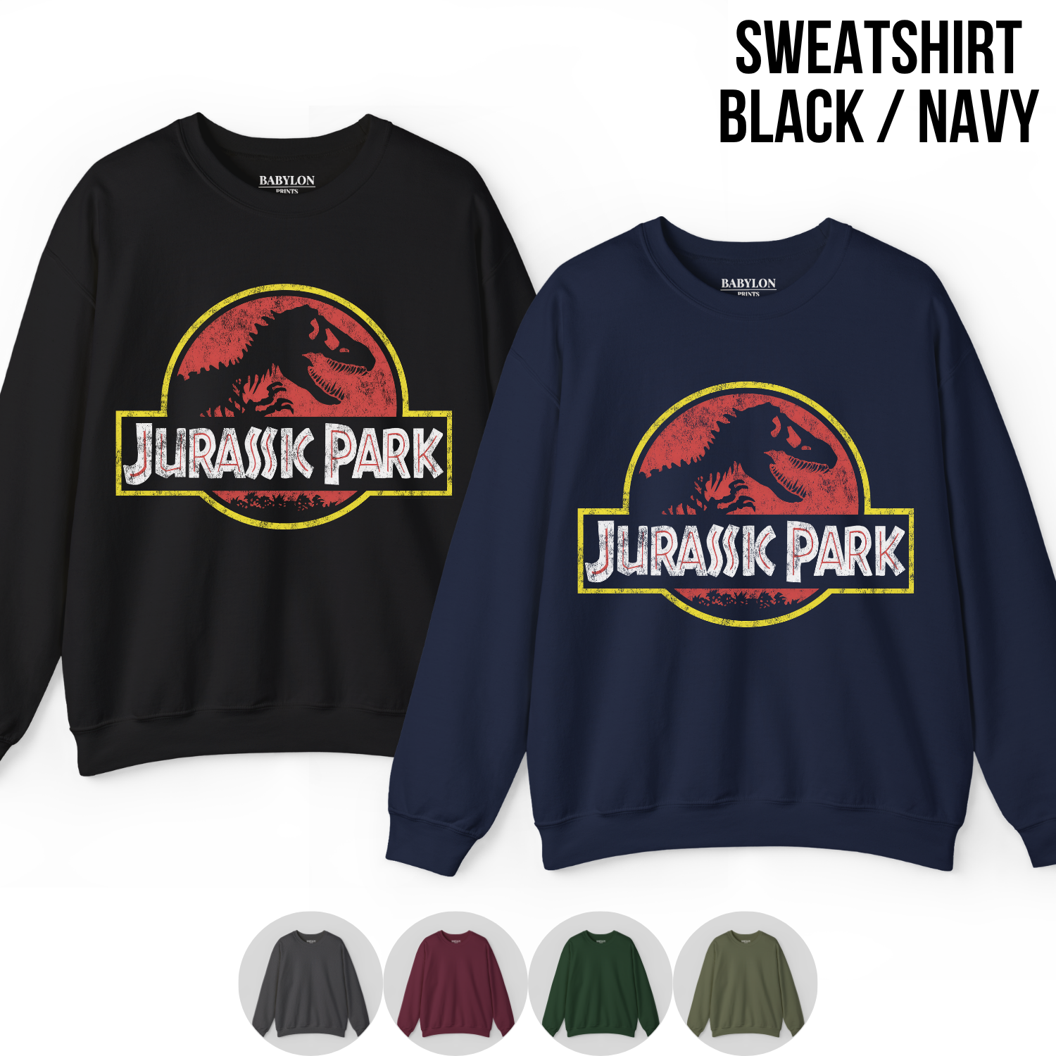 Jurassic Park Shirt – Classic Logo Graphic Tee, Jurassic Park Fan Gift, T-Rex Dinosaur Movie Shirt, Jurassic Park Retro Tee