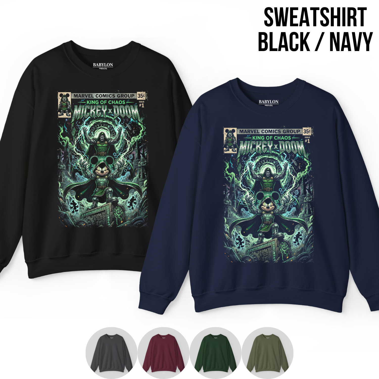 Marvel Mickey x Doom Shirt – Mickey Mouse Doctor Doom Vintage Comic Tee