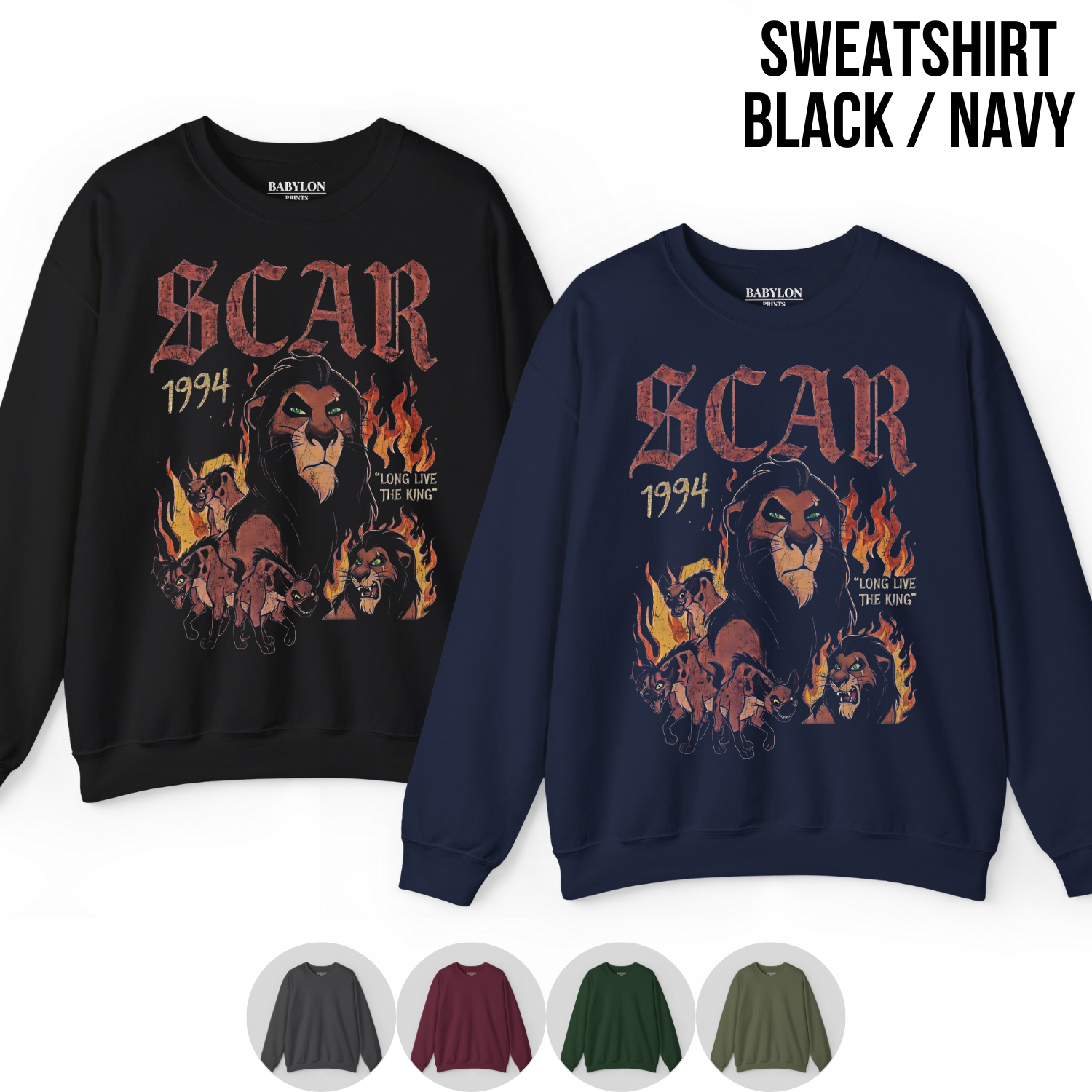 Vintage Scar Shirt - The Lion King 1994 Shirt