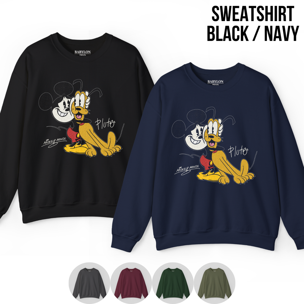Vintage Mickey Mouse Pluto Shirt – Disney Best Friends Tee