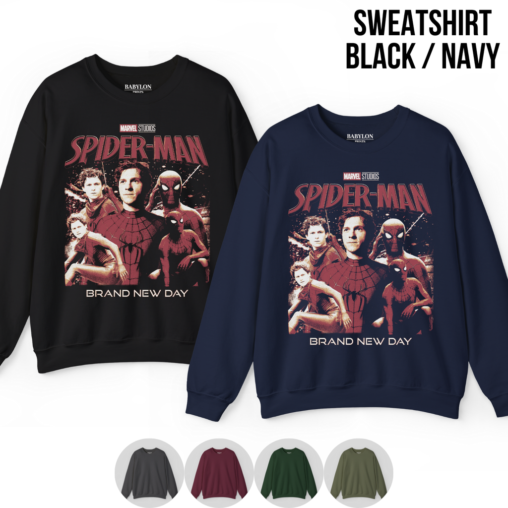 Spider-Man Brand New Day Shirt: Vintage Marvel Spider-Man Graphic