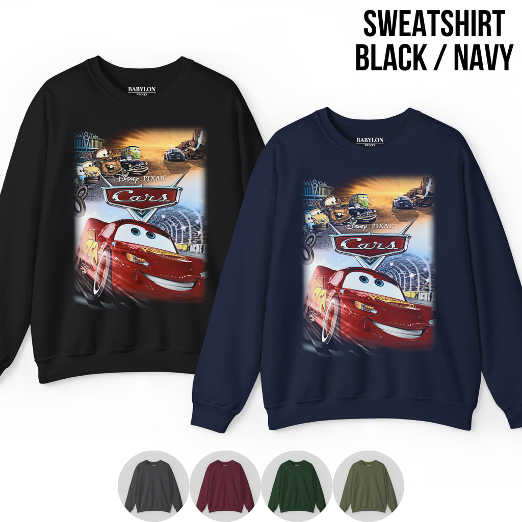 Disney Pixar Cars Shirt – Lightning McQueen and Mater Graphic Tee