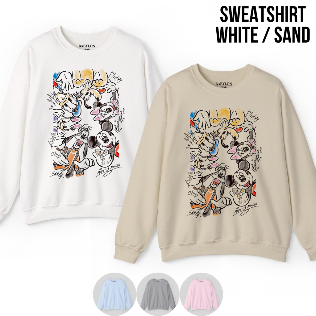 Retro Disney Characters Shirt – Mickey Minnie Friends Shirt