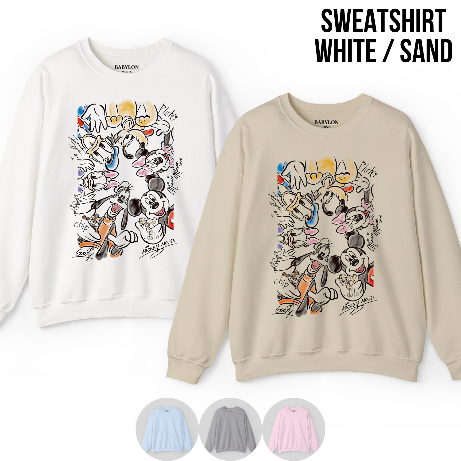Retro Disney Characters Shirt – Mickey Minnie Friends Shirt