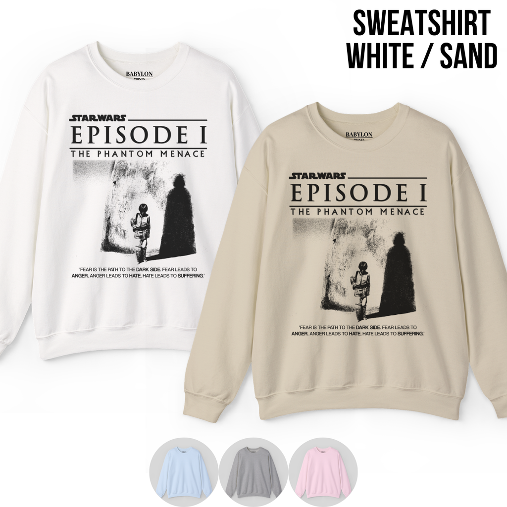 Star Wars Anakin Skywalker Shirt – Fear Is The Path To The Dark Side Tee, Phantom Menace Shirt